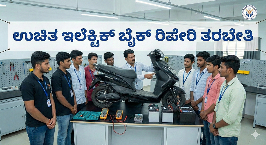 ಯುವಕರಿಗೆ ಸುವರ್ಣಾವಕಾಶ; ಉಚಿತ ಇಲೆಕ್ಟ್ರಿಕ್ ಬೈಕ್ ರಿಪೇರಿ ತರಬೇತಿ, ಊಟ-ವಸತಿ ಕೂಡ ಫ್ರೀ!
