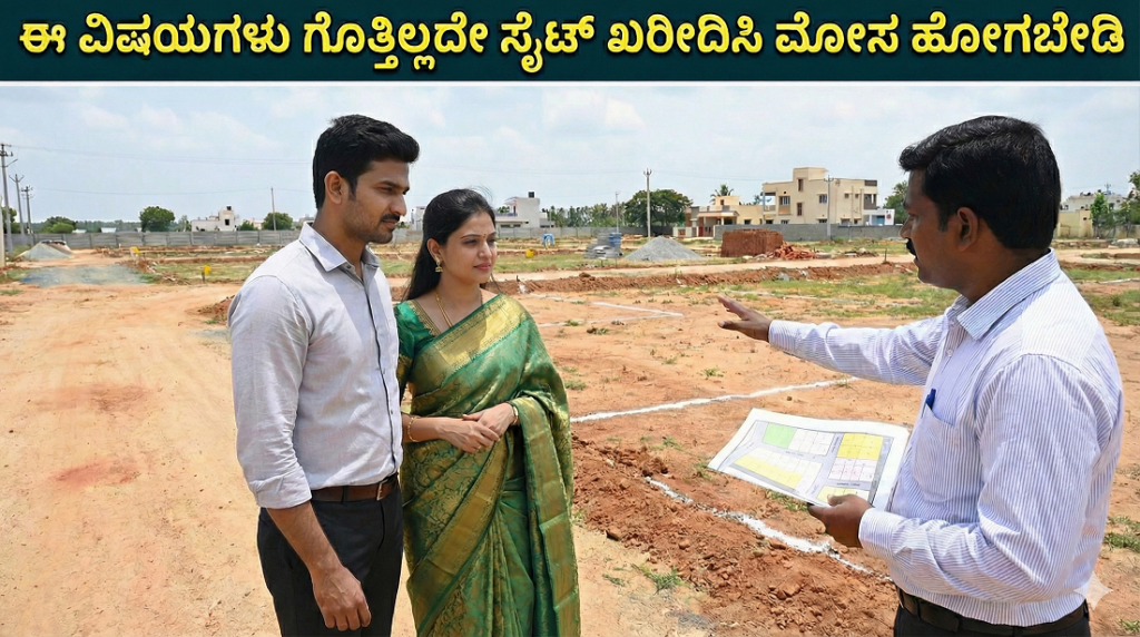 ಸೈಟ್ ಖರೀದಿಸಿ ಪಶ್ಚಾತ್ತಾಪ ಪಡುವ ಮುನ್ನ ಇದನ್ನು ಓದಿ! ಮೋಸ ಹೋಗದಿರಲು ಇಲ್ಲಿದೆ 5 ಗೋಲ್ಡನ್ ಟಿಪ್ಸ್.