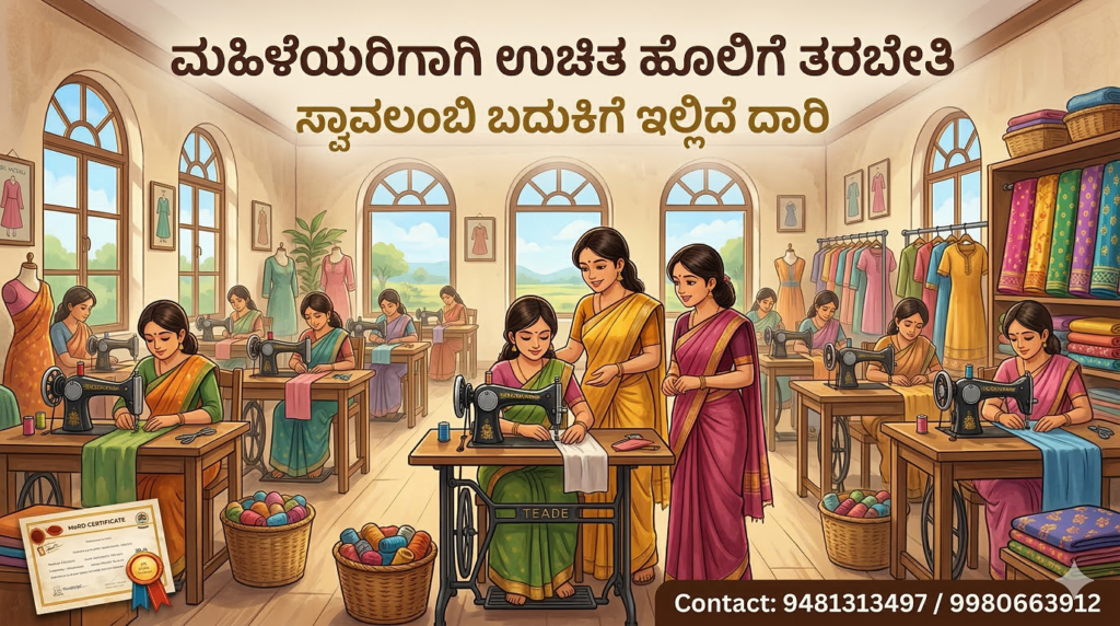 Mandya Free Tailoring Course 2026