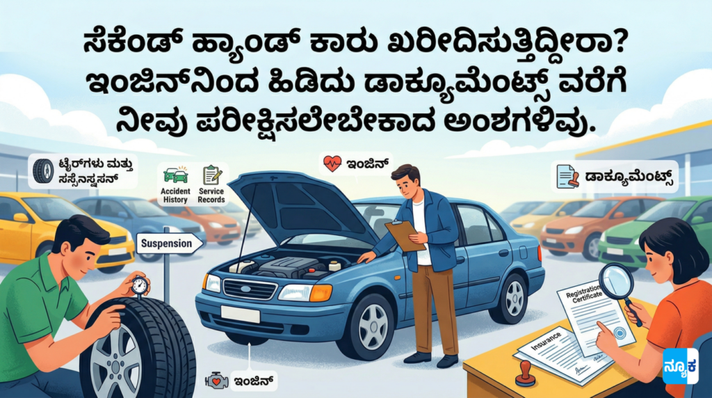Second hand car buying guide in Kannada