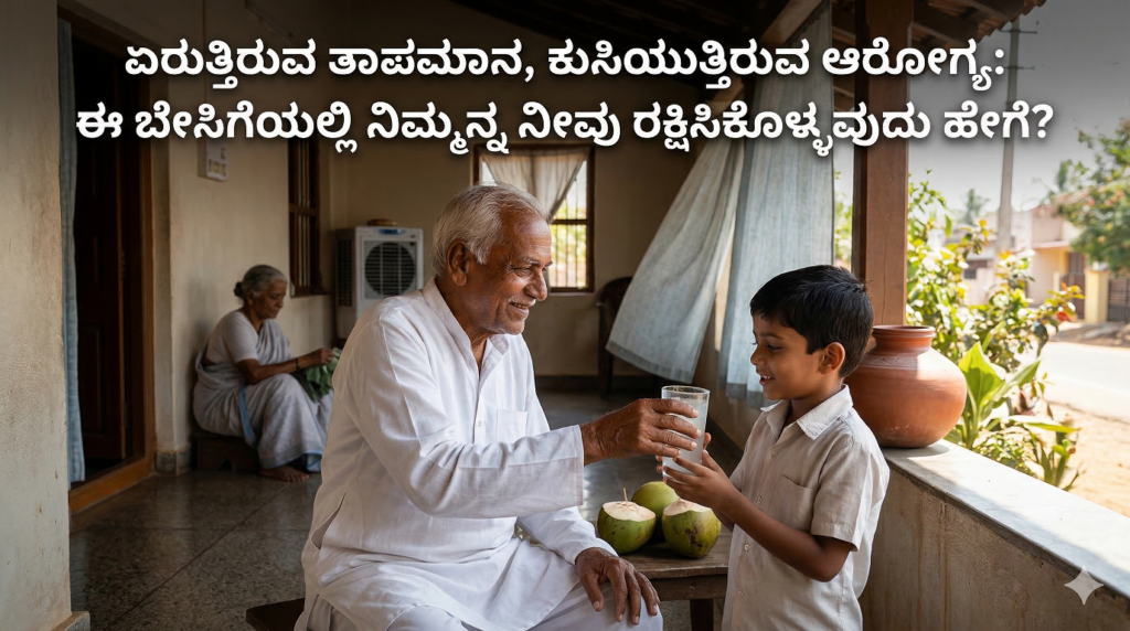 ಏರುತ್ತಿರುವ ತಾಪಮಾನ, ಕುಸಿಯುತ್ತಿರುವ ಆರೋಗ್ಯ: ಈ ಬೇಸಿಗೆಯಲ್ಲಿ ನಿಮ್ಮನ್ನು ನೀವು ರಕ್ಷಿಸಿಕೊಳ್ಳುವುದು ಹೇಗೆ? Refreshing hydration on a sunny day