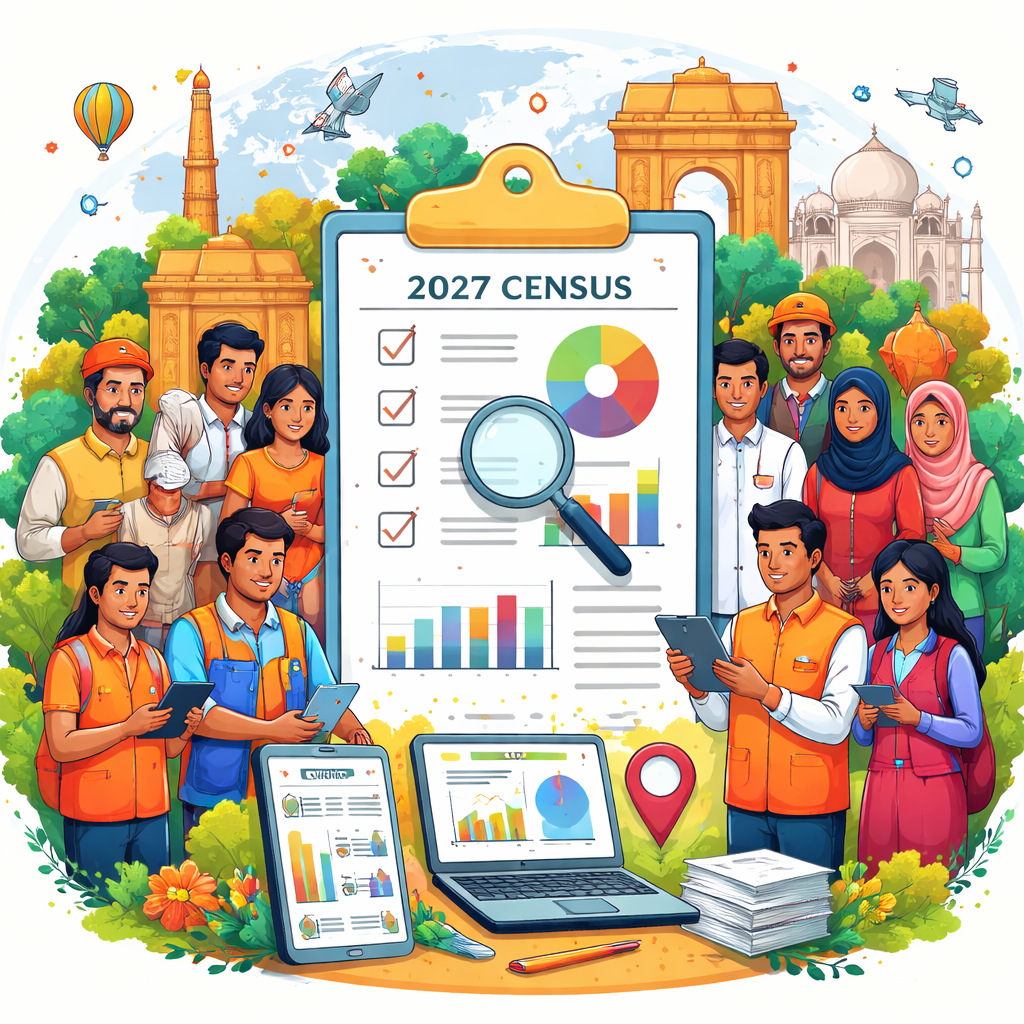 india census 2027 complete information kannada