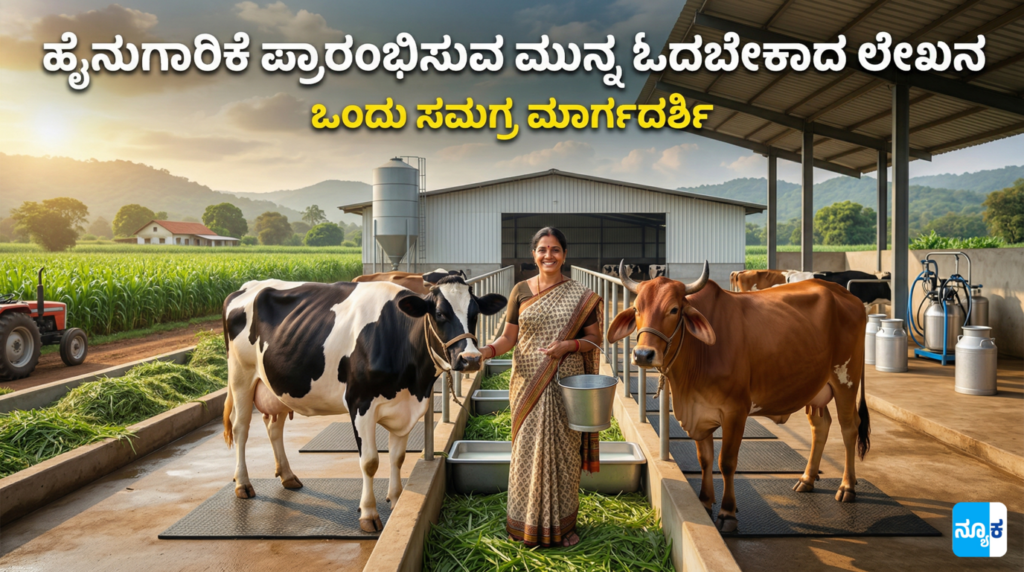 ಹೈನುಗಾರಿಕೆ ಪ್ರಾರಂಭಿಸುವ ಮುನ್ನ ಓದಬೇಕಾದ ಲೇಖನ; ಒಂದು ಸಮಗ್ರ ಮಾರ್ಗದರ್ಶಿ Dairy farming in kannada