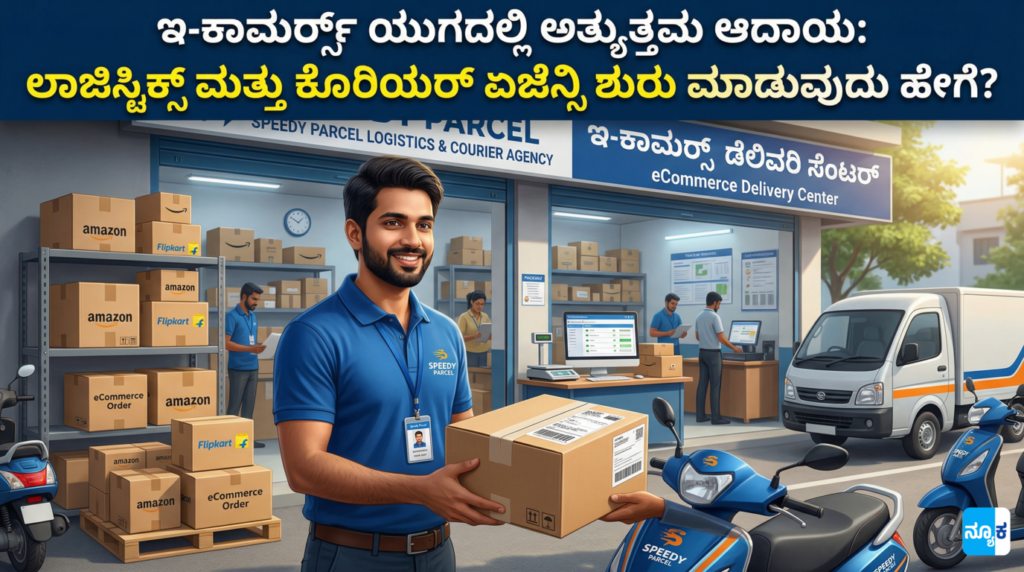 ಇ-ಕಾಮರ್ಸ್ ಯುಗದಲ್ಲಿ ಅತ್ಯುತ್ತಮ ಆದಾಯ: ಲಾಜಿಸ್ಟಿಕ್ಸ್ ಮತ್ತು ಕೊರಿಯರ್ ಏಜೆನ್ಸಿ ಶುರು ಮಾಡುವುದು ಹೇಗೆ? Courier franchise opportunities in India