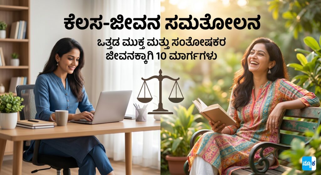 ಕೆಲಸ-ಜೀವನ ಸಮತೋಲನ (Work-Life Balance) : ಒತ್ತಡ ಮುಕ್ತ ಮತ್ತು ಸಂತೋಷಕರ ಜೀವನಕ್ಕಾಗಿ ಅತ್ಯುತ್ತಮ ಮಾರ್ಗಗಳು