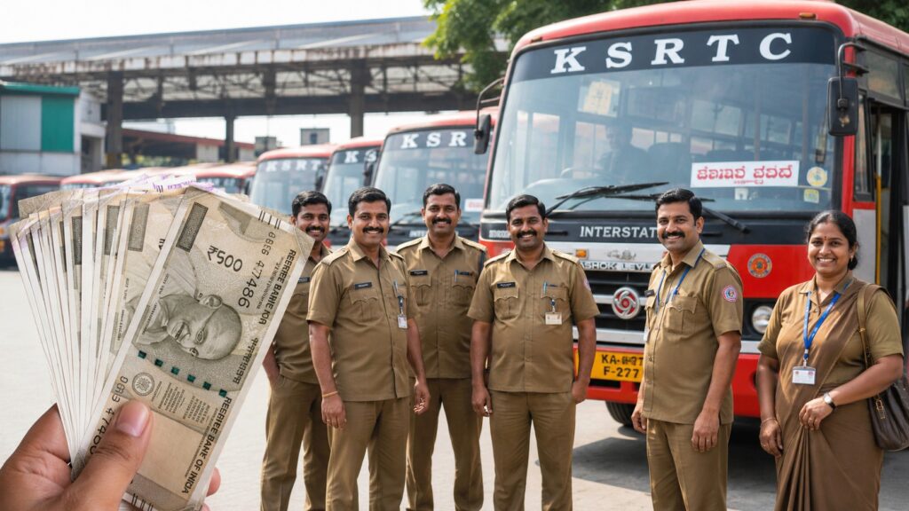 ರಾಜ್ಯದ ಸಾರಿಗೆ ನೌಕರರಿಗೆ ಸಿಹಿ ಸುದ್ದಿ: ಶೇ. 12.5ರಷ್ಟು ಮೂಲ ವೇತನ ಹೆಚ್ಚಳ ಸಾರಿಗೆ ನೌಕರರ ವೇತನ ಹೆಚ್ಚಳ